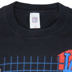 MLB (Logo 7) - Los Angeles Dodgers Big Logo T-Shirt 1990s x-Large Vintage Retro Baseball