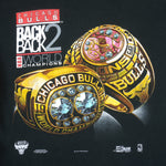 NBA (Salem) - Chicago Bulls, World Champions Ring T-Shirt 1992 Large Vintage Retro Basketball