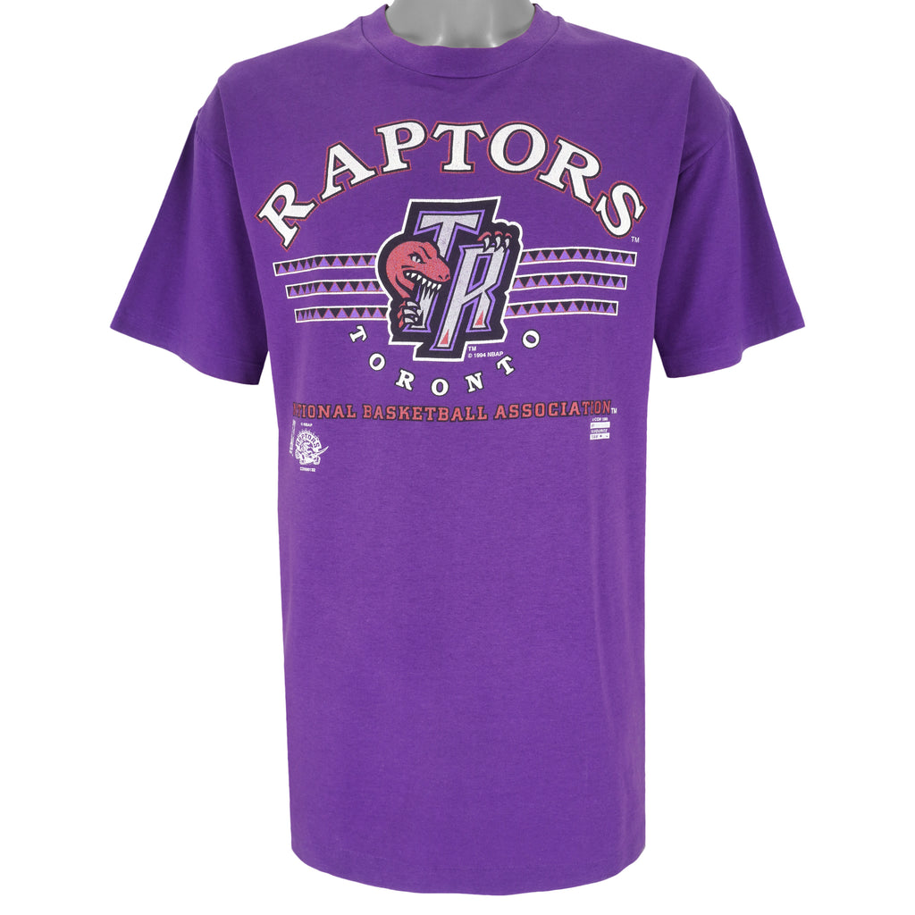 NBA - Toronto Raptors Big Logo T-Shirt 1994 Large Vintage Retro Basketball