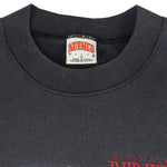 NHL (Nutmeg Mills) - Detroit Red Wings Embroidered Sweatshirt 1990s Medium Vintage Retro Baseball