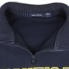 Nautica - Dark Blue Sweatshirt 1990s Large Vintage Retro