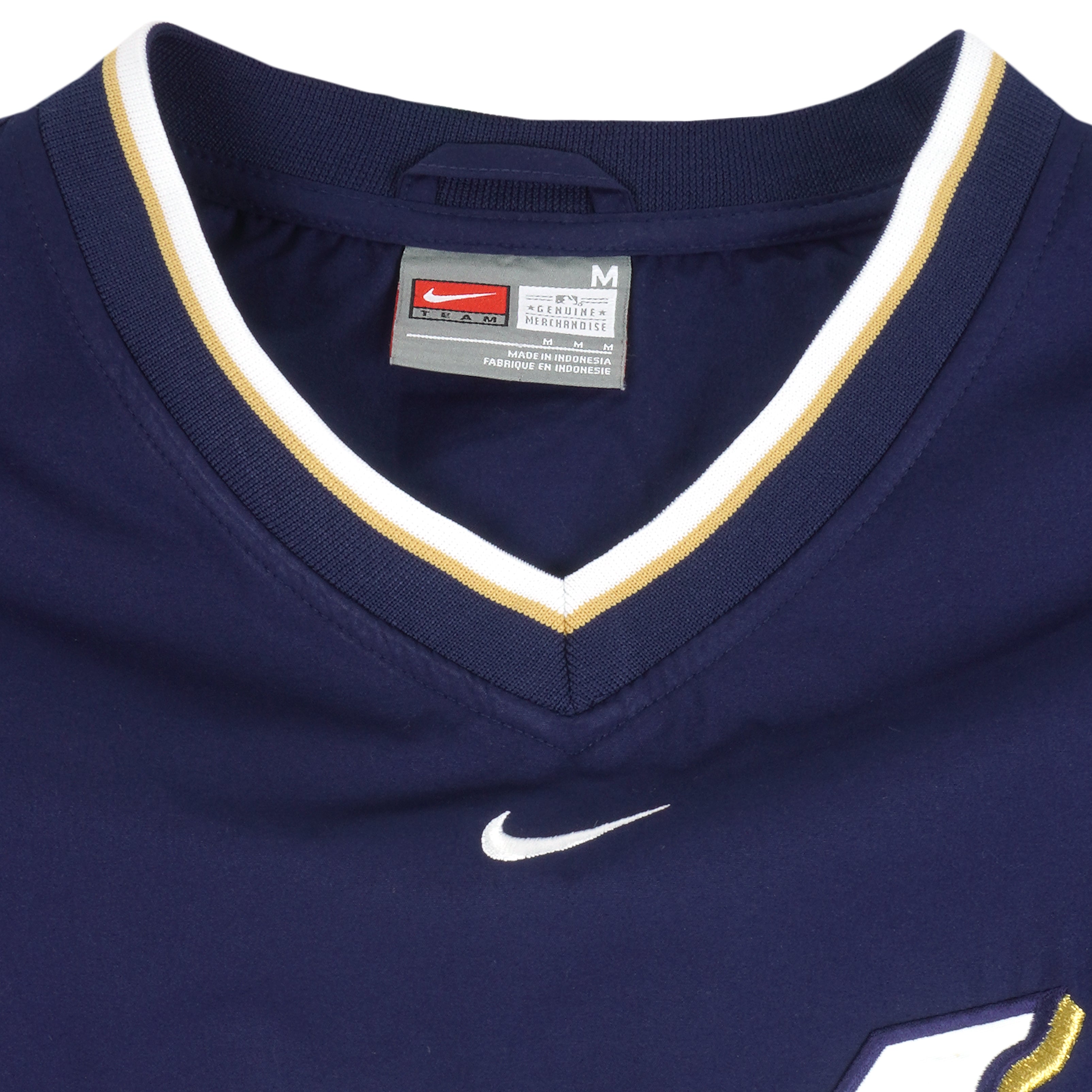 Nike Milwaukee Brewers Center Swoosh Check Baseball T-Shirt MLB