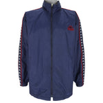 Kappa - Blue Big Logo Windbreaker 1990s Large Vintage Retro