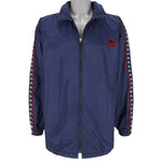 Kappa - Blue Big Logo Windbreaker 1990s Large Vintage Retro