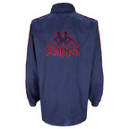 Kappa - Blue Big Logo Windbreaker 1990s Large Vintage Retro