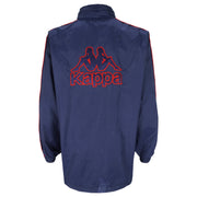 Kappa - Blue Big Logo Windbreaker 1990s Large Vintage Retro