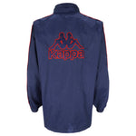 Kappa - Blue Big Logo Windbreaker 1990s Large