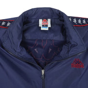 Kappa - Blue Big Logo Windbreaker 1990s Large Vintage Retro