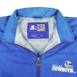 Starter - Dallas Cowboys Zip-Up Windbreaker 1990s X-Large Vintage Retro Football