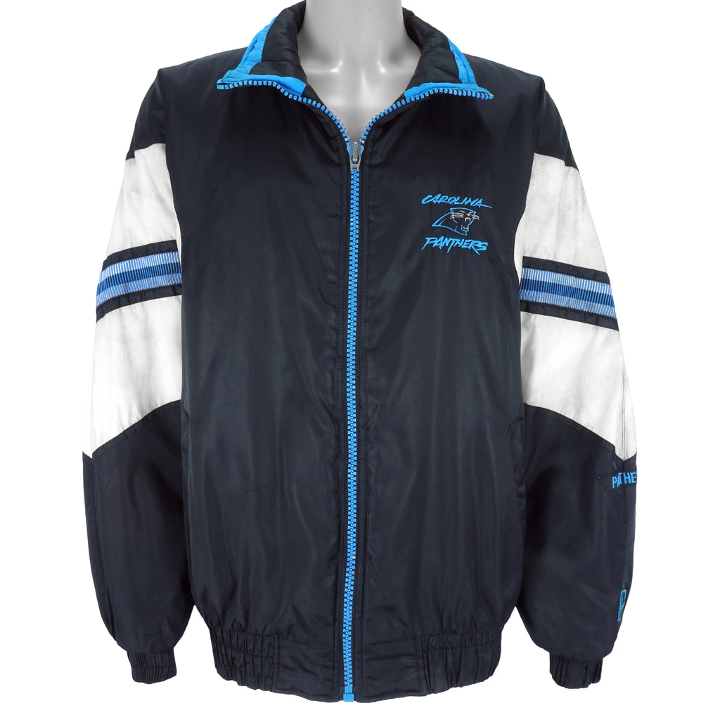 NFL (Pro Player) - Carolina Panthers Embroidered Jacket 1990s X-Large Vintage Retro Football