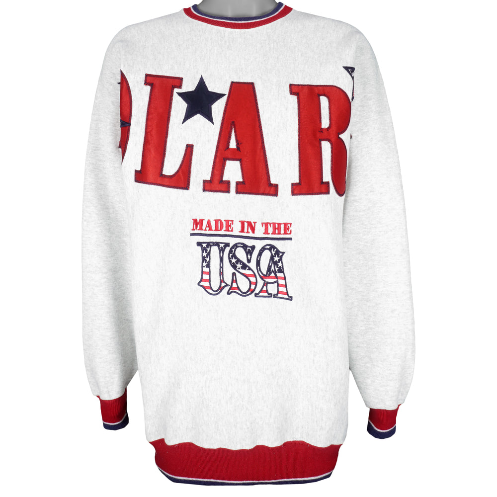 Vintage - Polaris Snowmobile Crew Neck Sweatshirt 1990s X-Large Vintage Retro
