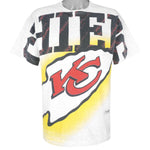 NFL (Magic Johnson T's) - Kansas City Chiefs Single Stitch T-Shirt 1990s Large