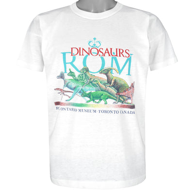 Vintage - Dinosaurs Royal Ontario Museum T-Shirt 1990s Medium
