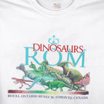 Vintage - Dinosaurs, Royal Ontario Museum T-Shirt 1990s Large Vintage Retro