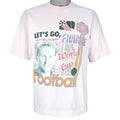 Vintage - Lets Go, France World Cup Football T-Shirt 1990s Large Vintage Retro Football