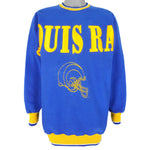 NFL (Legends) - St. Louis Rams Embroidered Crew Neck Sweatshirt 1990s X-Large