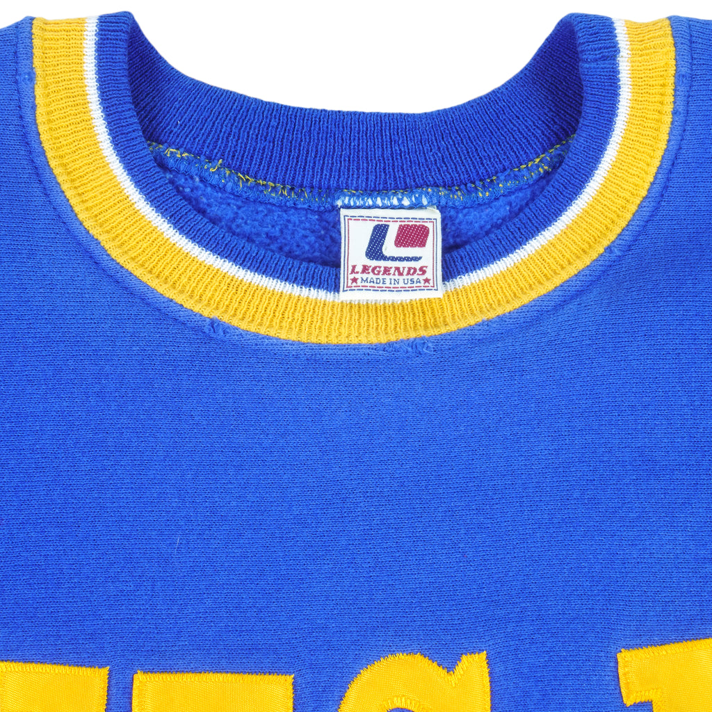 NFL (Legends) - St. Louis Rams Embroidered Crew Neck Sweatshirt 1990s X-Large Vintage Retro Football