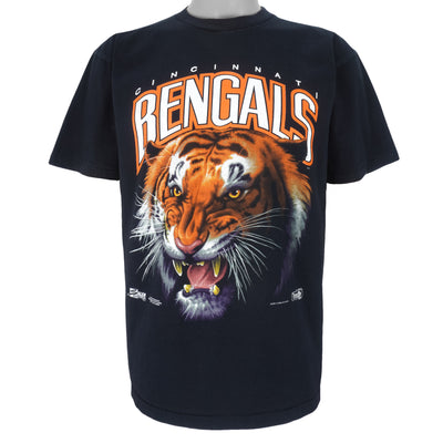 NFL (Salem) - Cincinnati Bengals Animal Series Single Stitch T-Shirt 1992 Large