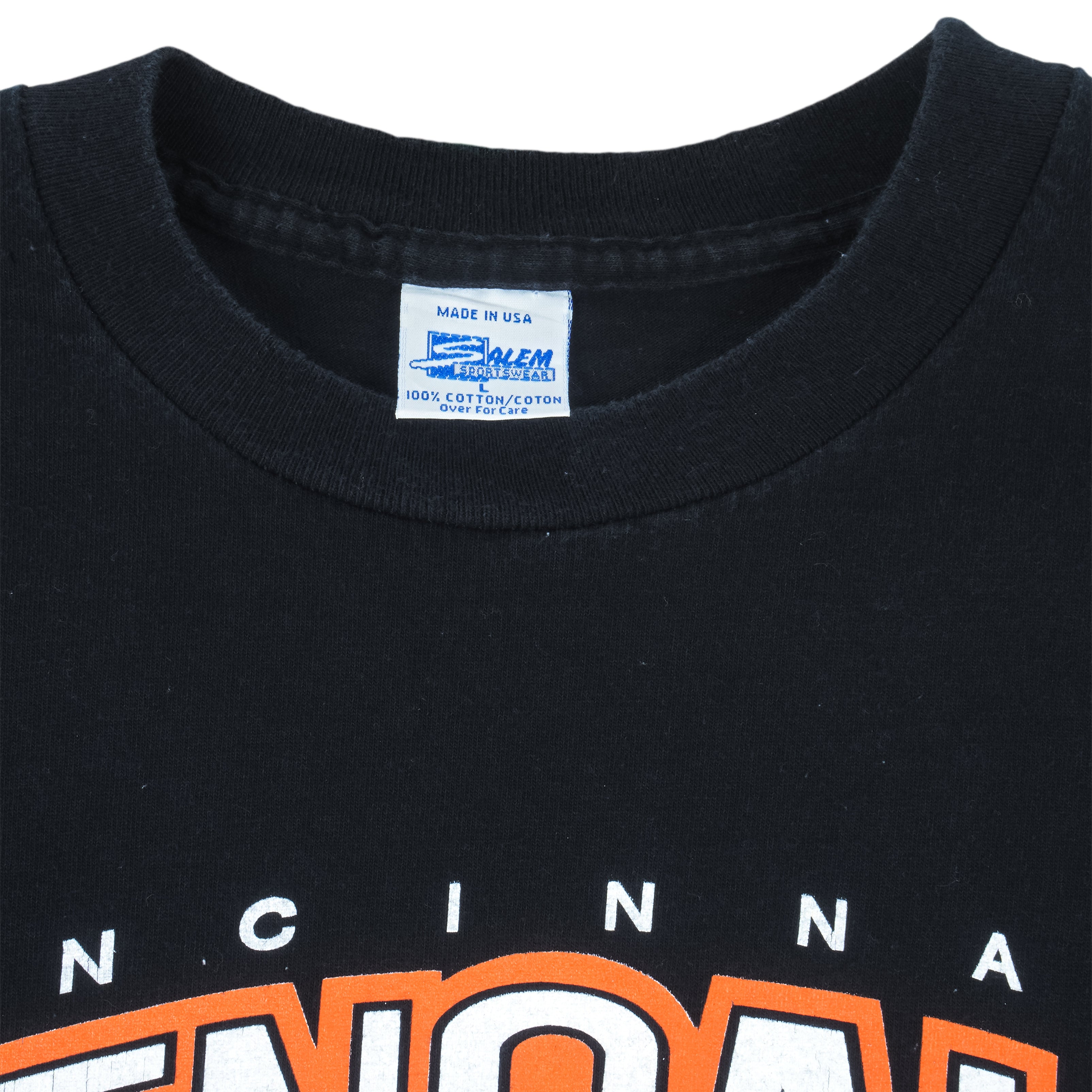 NFL (Salem) - Cincinnati Bengals Animal Series Single Stitch T-Shirt 1992 Large Vintage Retro Football
