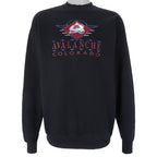 NHL (Logo 7) - Colorado Avalanche Embroidered Crew Neck Sweatshirt 1990s Large Vintage Retro Hockey