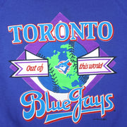 MLB (Harley) - Toronto Blue Jays Crew Neck Sweatshirt 1990s Large Vintage Retro Baseball