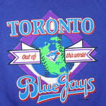 MLB (Harley) - Toronto Blue Jays Crew Neck Sweatshirt 1990s Large Vintage Retro Baseball