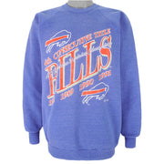NFL - Buffalo Bills 4th Consecutive Title Sweatshirt 1991 X-Large Vintage Retro Football
