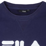 Fila - Blue Italy Crew Neck Sweatshirt 1990s XX-Large Vintage Retro