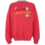 NFL (Logo Athletic) - Red Kansas City Chiefs Crew Neck Sweatshirt 1990s X-Large Vintage Retro Football