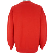 NFL (Nutmeg) - San Francisco 49ers Crew Neck Sweatshirt 1990s X-Large Vintage Retro Football