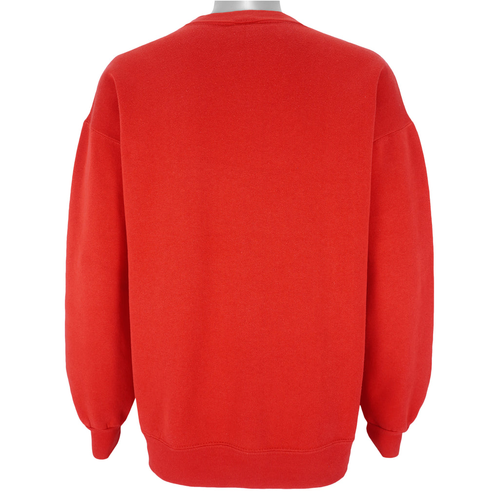 NFL (Nutmeg) - San Francisco 49ers Crew Neck Sweatshirt 1990s X-Large Vintage Retro Football