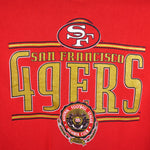 NFL (Nutmeg) - San Francisco 49ers Crew Neck Sweatshirt 1990s X-Large Vintage Retro Football