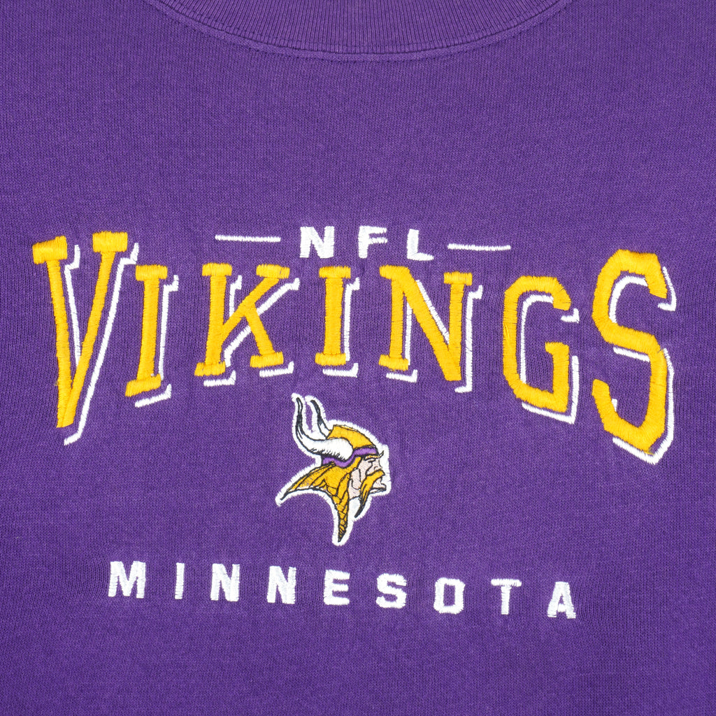 NFL (Lee)- Minnesota Vikings Crew Neck Sweatshirt 1990s XX-Large Vintage Retro Football