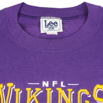 NFL (Lee)- Minnesota Vikings Crew Neck Sweatshirt 1990s XX-Large Vintage Retro Football