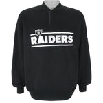 Starter - Oakland Raiders Embroidered Sweatshirt 1990s Medium Vintage Retro Football