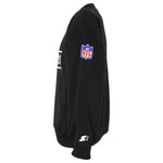 Starter - Oakland Raiders Embroidered Sweatshirt 1990s Medium Vintage Retro Football