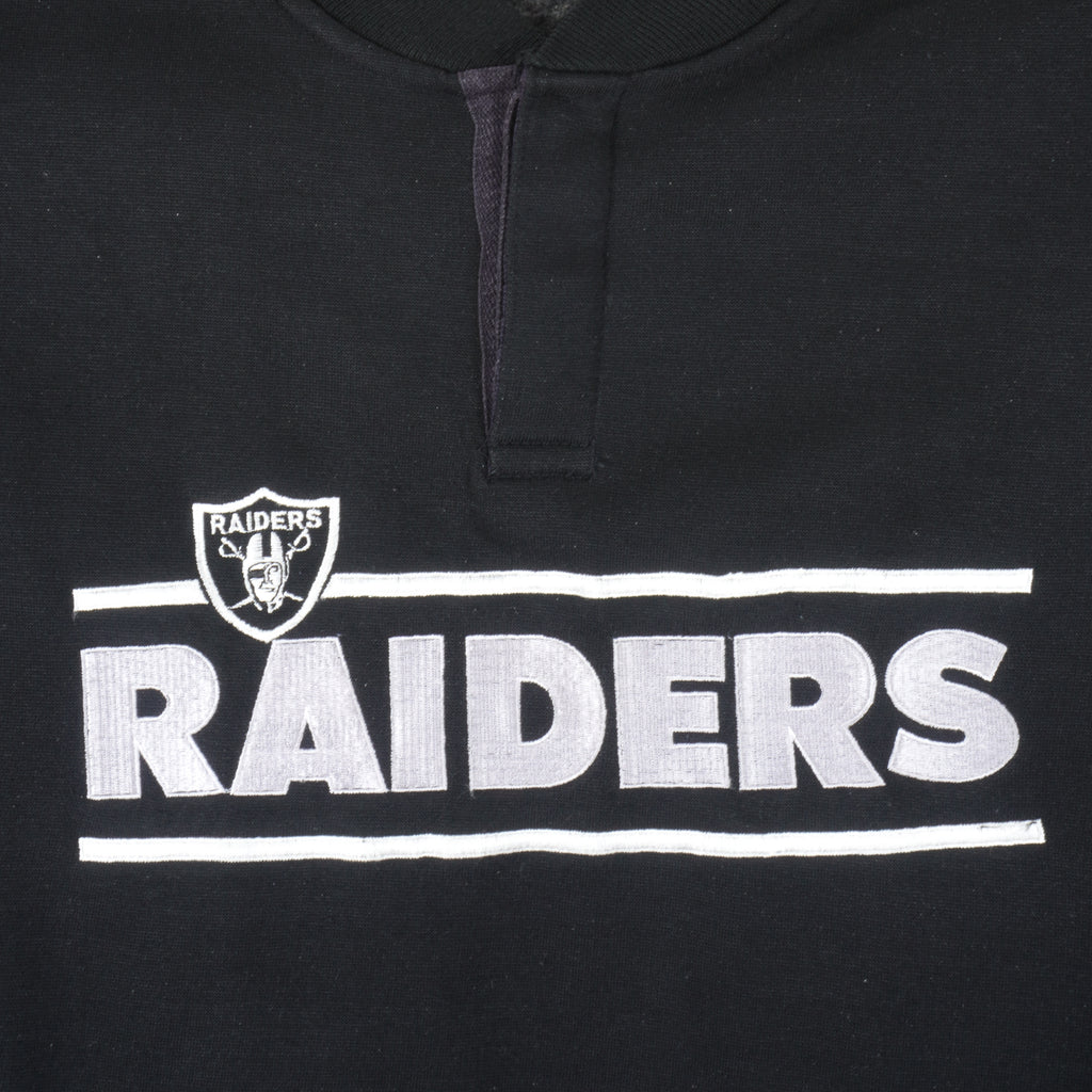 Starter - Oakland Raiders Embroidered Sweatshirt 1990s Medium Vintage Retro Football