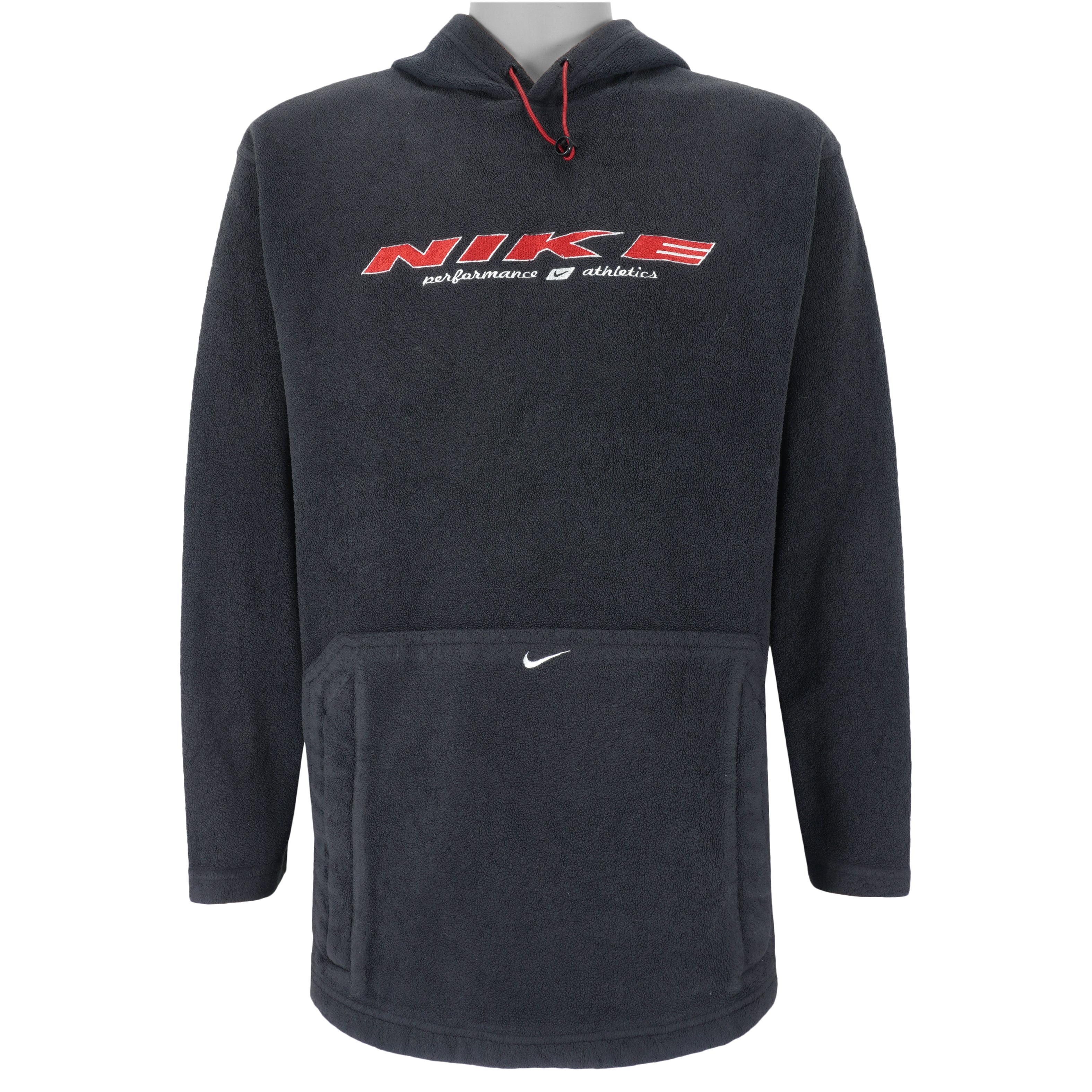 Nike - Performance Athletics Hooded Sweatshirt 2000s Medium Vintage Retro