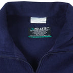 Adidas - One World Zip-Up Fleece Jacket 1990s Large Vintage Retro