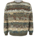 Vintage (Supermaglia) - Stripes Crew Neck Knit Sweater 1990s Large Vintage Retro