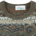 Vintage (Supermaglia) - Stripes Crew Neck Knit Sweater 1990s Large Vintage Retro