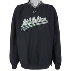 Nike - Oakland Athletics Pullover Windbreaker 1990s 2X-Large Vintage Retro Baseball