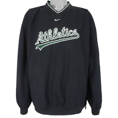 Nike - Oakland Athletics Pullover Windbreaker 1990s 2X-Large
