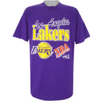 NBA (Trench) - Los Angeles Lakers T-Shirt 1990s XX-Large