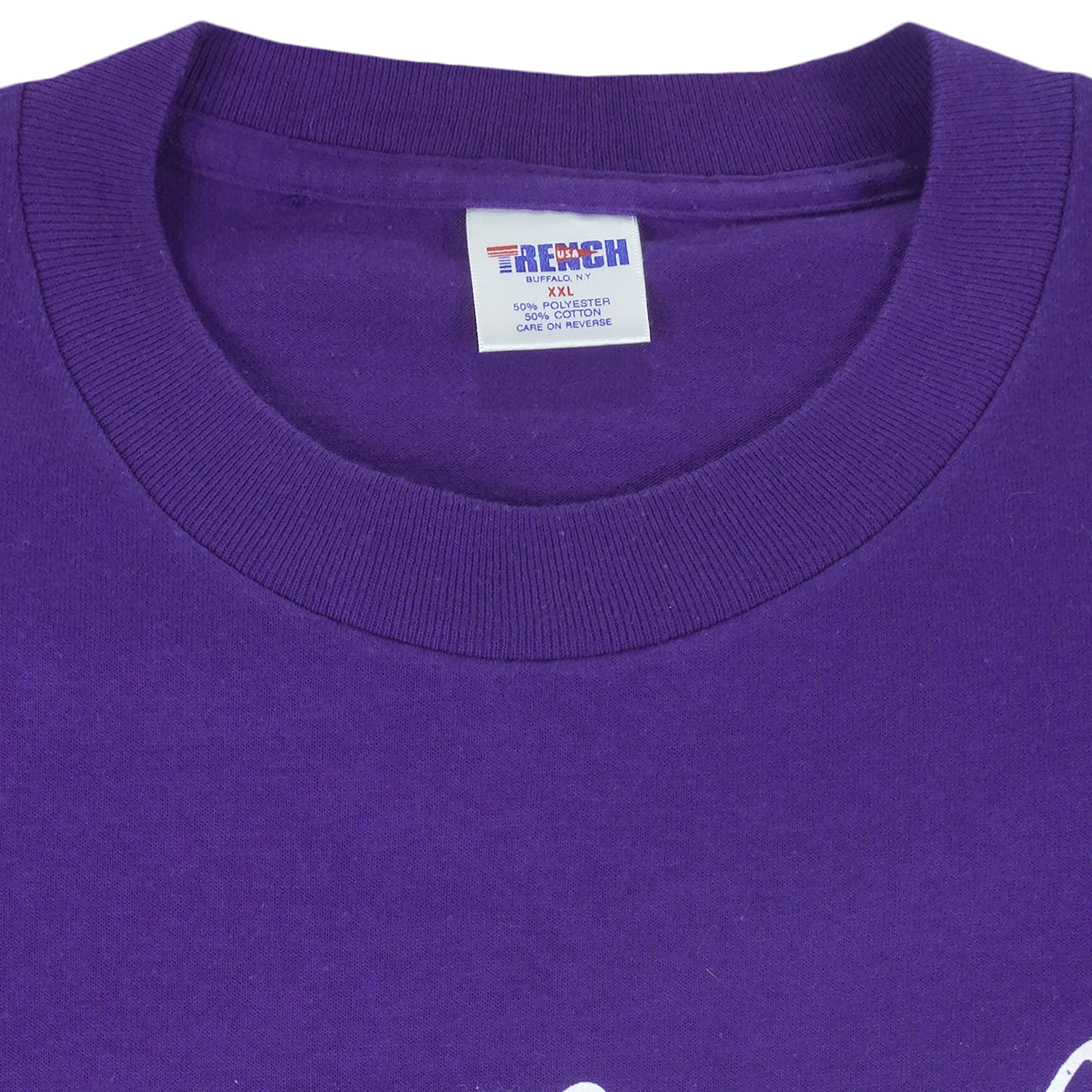 NBA (Trench) - Los Angeles Lakers T-Shirt 1990s XX-Large Vintage Retro Basketball