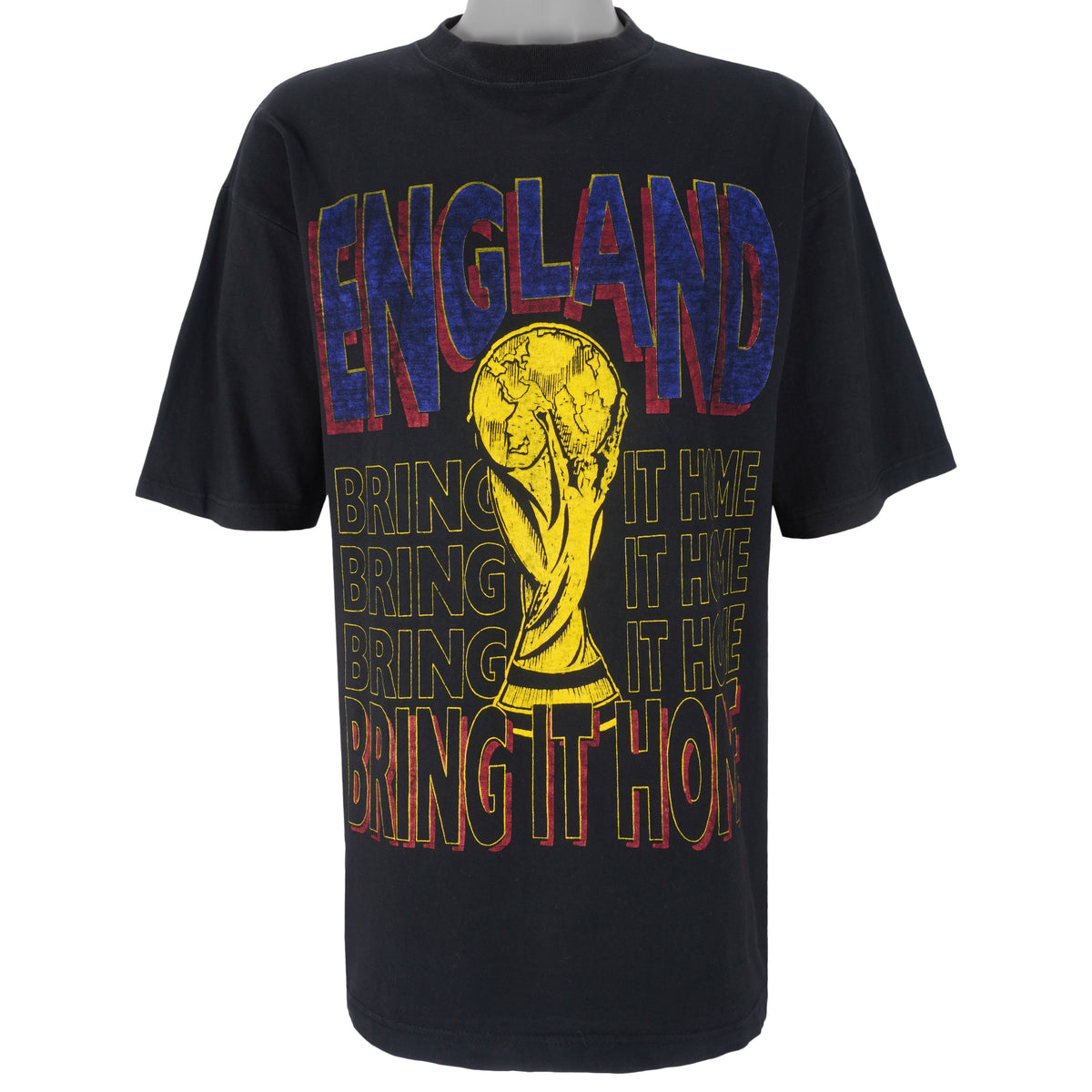 Vintage - Bring It Home, England T-Shirt 1990s X-Large Vintage Retro Football