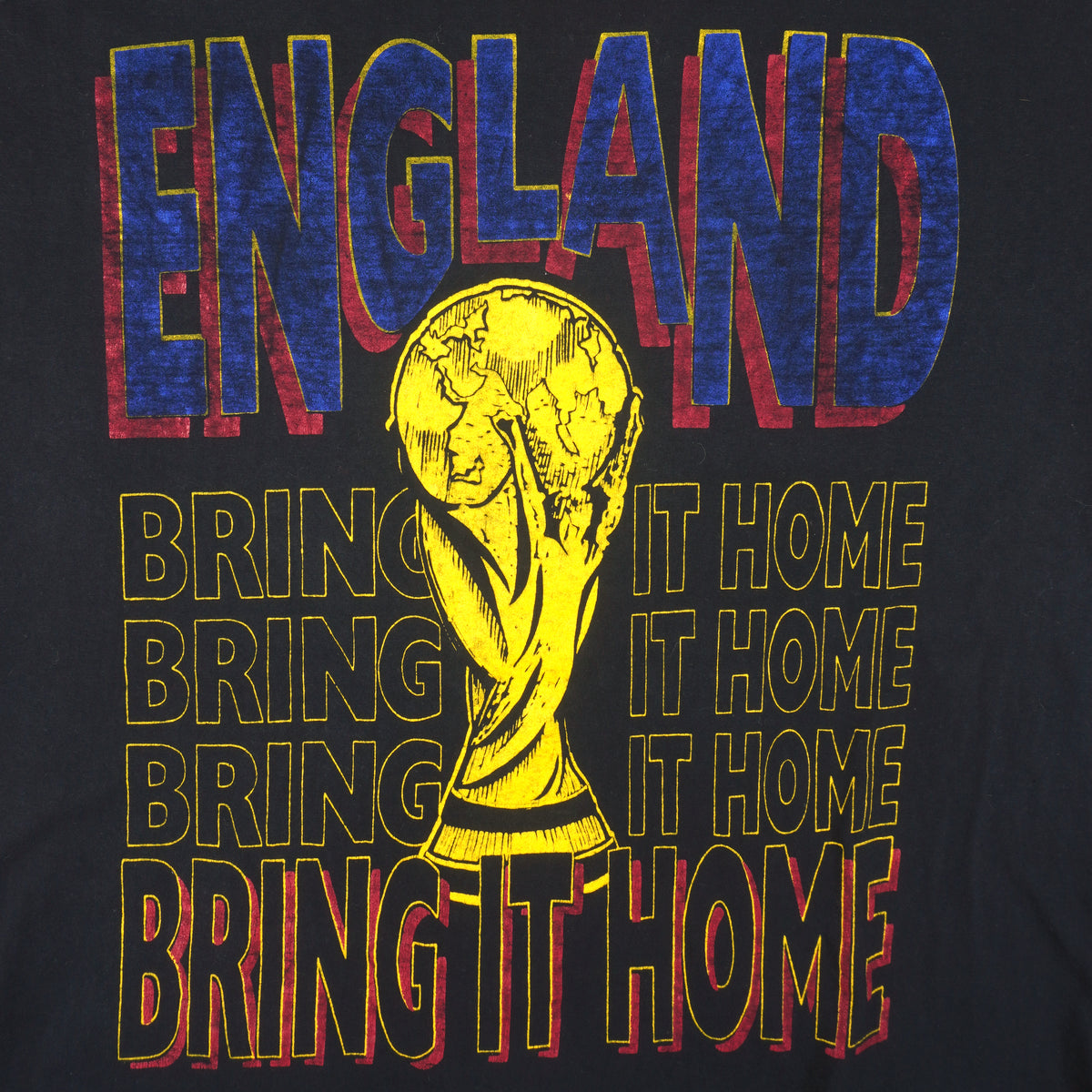 Vintage - Bring It Home, England T-Shirt 1990s X-Large Vintage Retro Football