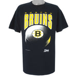NHL (Salem) - Boston Bruins Big Logo T-Shirt 1990s X-Large Vintage Retro Hockey