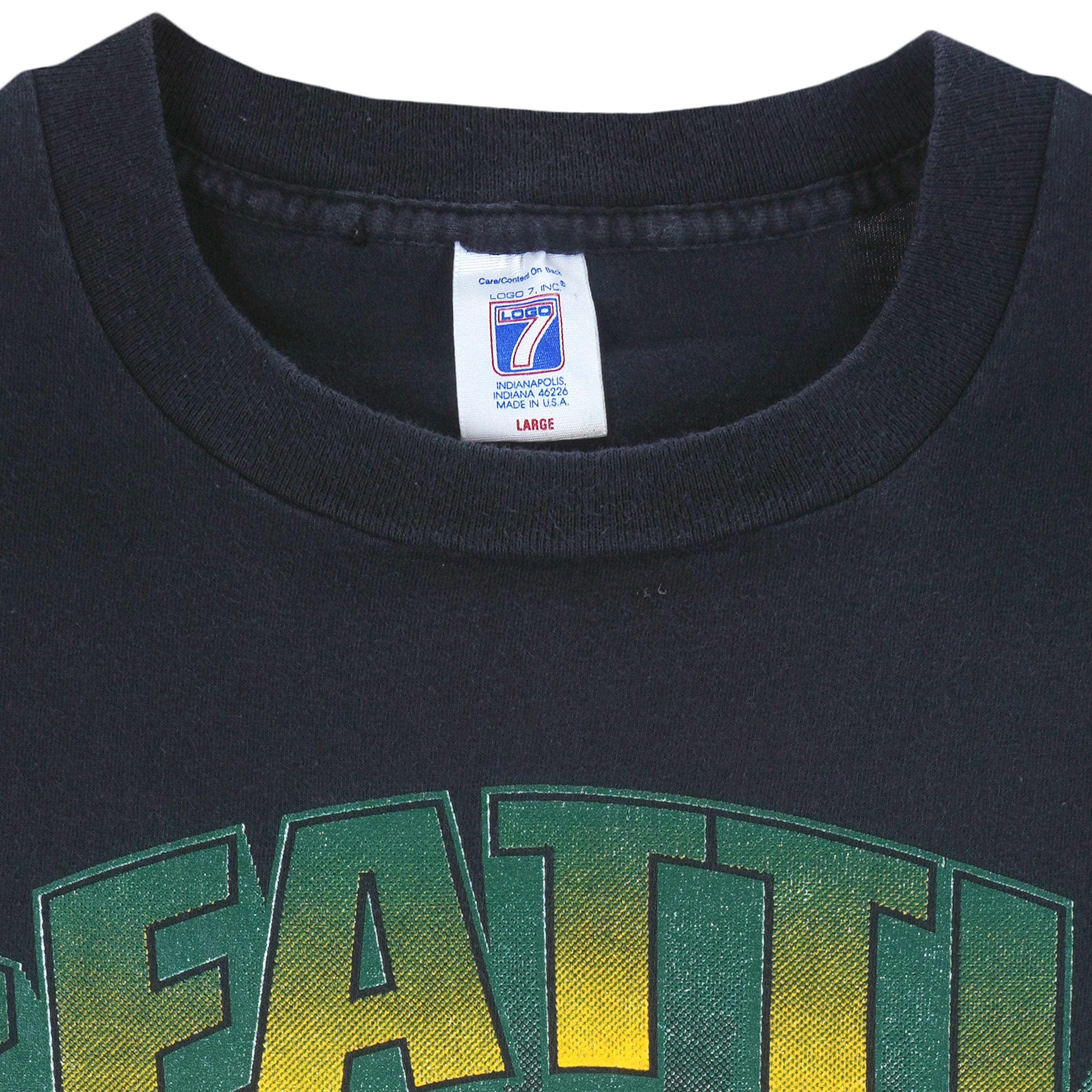 Seattle Supersonics Retro Basketball Logo T Shirt