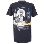 NFL (Nutmeg) - Los Angeles Raiders Locker Room T-Shirt 1990s X-Large Vintage Retro Football